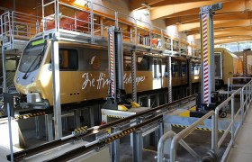 Betriebszentrum Laubenbachmühle, © NB/Rolf Bock Himmelstreppe steht im Betriebszentrum