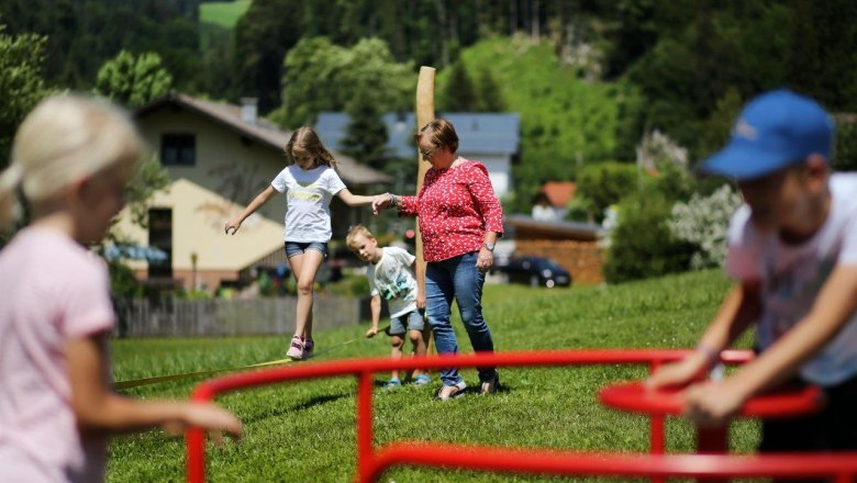 Spielplatz Betriebszentrum Laubenbachmühle, © weinfranz.at Spielplatz Betriebszentrum Laubenbachmühle, © weinfranz.at