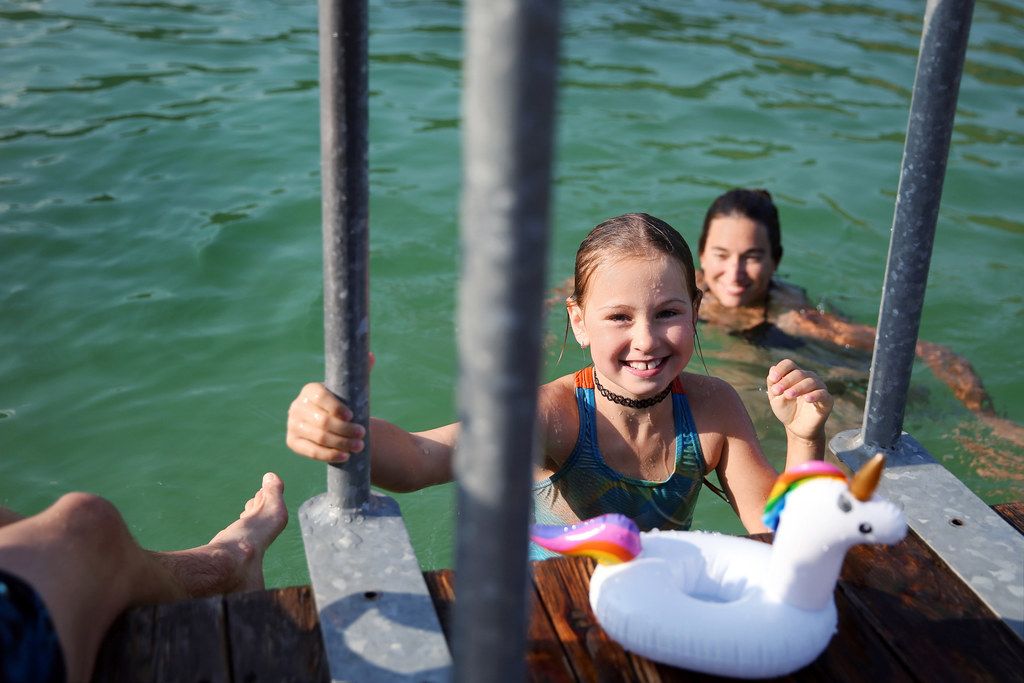Badespaß am Erlaufsee