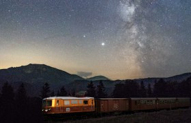 Sternschnuppenfahrt  mit dem &Ouml;tscherb&auml;r, &copy; Naturpark/Patrickangelo; NB/Gregory